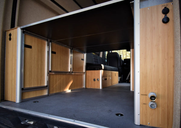 Rear Camper Van Cabinets